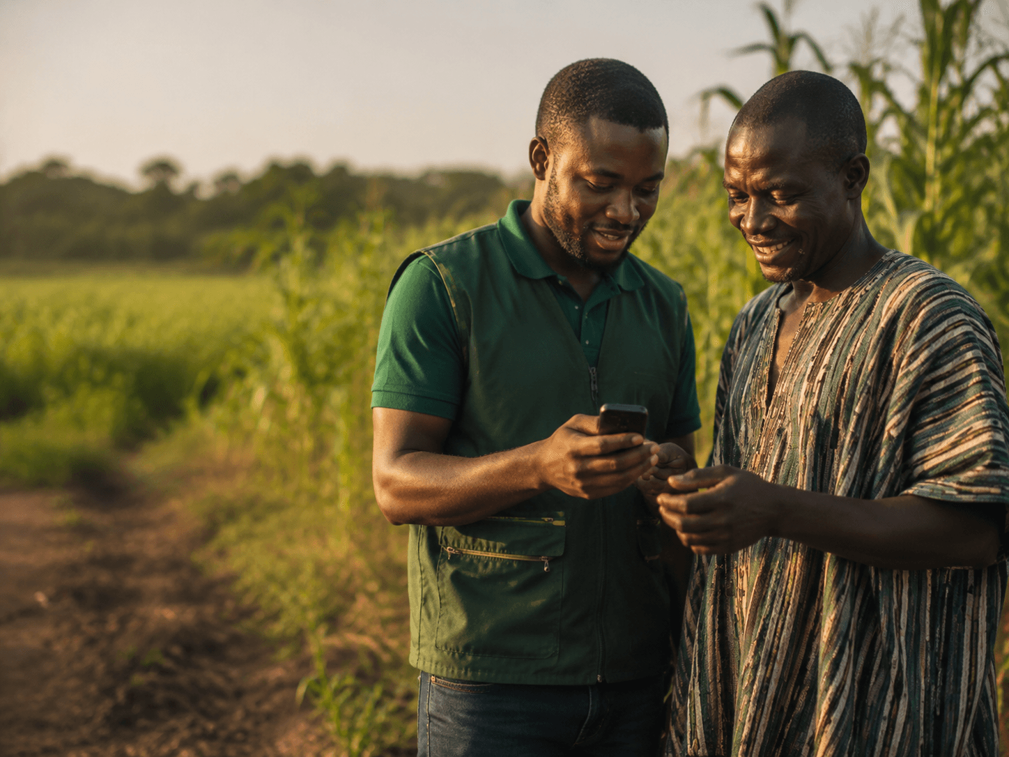 Field Agent onboarding a farmer